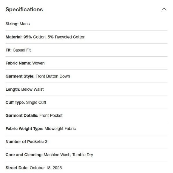 Woolrich x Target Men Tall L /‎ LT Large Twill Shacket Jacket Olive Green NWT - Picture 6 of 11